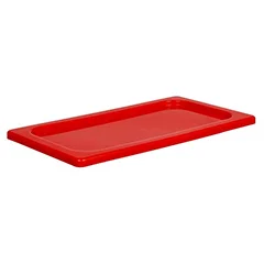 Corona Professional Polipropilen Gastronom Küvet Kilitli Kapak, 1/3, BO2161, Kırmızı