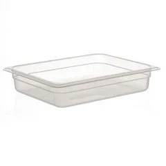 Corona Professional Polipropilen Gastronom Küvet, 1/2, Dikdörtgen, 6,5 cm, BO1152