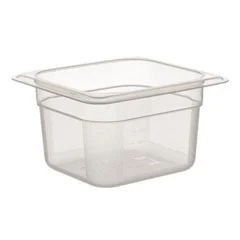 Corona Professional Polipropilen Gastronom Küvet, 1/6, Kare, 10 cm, BO1144