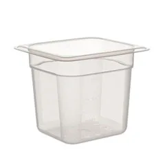 Corona Professional Polipropilen Gastronom Küvet, 1/6, Kare, 15 cm, BO1145
