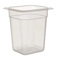 Corona Professional Polipropilen Gastronom Küvet, 1/6, Kare, 20 cm, BO1146