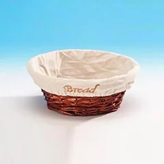 Zicco Daire Ekmek Sepeti, Bezli, 24x8 cm