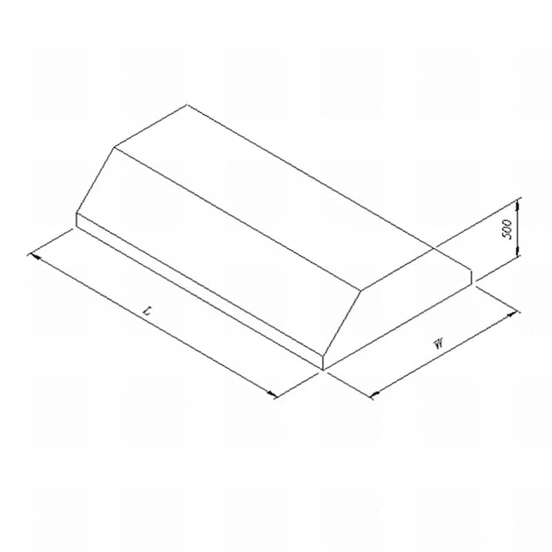 Filtresiz Orta Tip Davlumbaz, 550x150 cm
