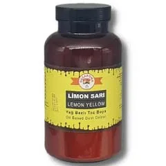 Decaroma Yağ Bazlı Toz Boya, Limon Sarı, 100 gr