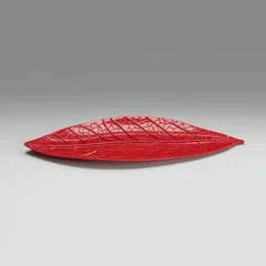Zicco Defne Model Melamin Teşhir Tabağı, Uzun, 36x13 cm