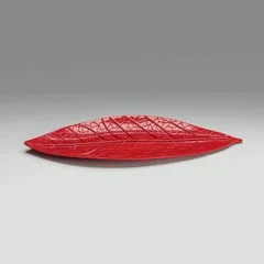 Zicco Defne Model Melamin Teşhir Tabağı, Uzun, 36x13 cm