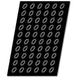 Demarle Flexipan 1080 Mini Oval Silikon Kalıp, 40x30 cm - Görsel 1