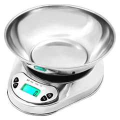 Desis KFS-S3 Paslanmaz Mutfak Terazisi 5 kg, 1 gr Hassasiyetli