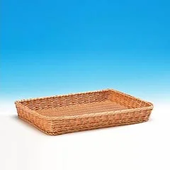 Zicco Dikdörtgen Ekmek Sepeti, Plastik, Sığ, 40x29x5 cm