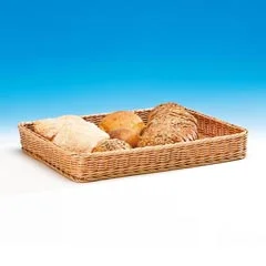 Zicco Dikdörtgen Ekmek Sepeti, Plastik, Sığ, 46x34x6 cm