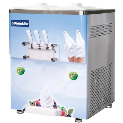 Öztiryakiler Kollu Dondurma Makinesi Set Üstü Pompalı Lt