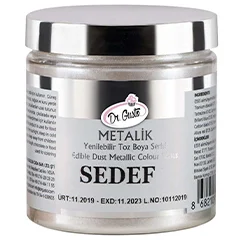 Dr Gusto Metalik Gıda Boyası, Sedef 50 gr
