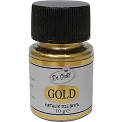 Dr.Gusto Font Altın Metalik Toz Boya, 10 gr