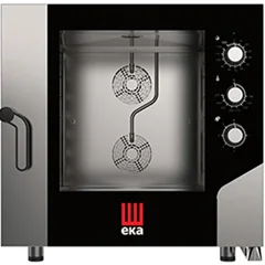 Eka Elektrikli Konveksiyonlu Fırın, Nemlendirmeli, Elektromekanik Kontrol, 6 Tepsili, 60x40 cm, MKF 664 S