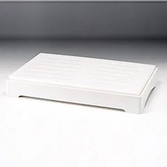 Zicco Ekmek Kesme Tahtası, Polikarbon Altlı, 57x36 cm, Beyaz