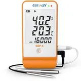Elitech GSP-6 Çift Kablolu Sıcaklık ve Nem Veri Kaydedici Datalogger - Görsel 1