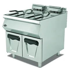 Empero 700 Plus Seri Gazlı Fritöz, Dolaplı, Çiftli, 16+16 lt, 80x73x85 cm