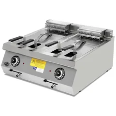 Empero 700 Plus Seri Set Üstü Elektrikli Fritöz, Çiftli, 14+14 lt, 80x73x30 cm