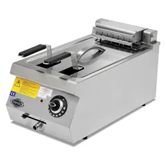 Empero 700 Plus Seri Set Üstü Elektrikli Fritöz, Tekli, 14 lt, 40x73x30 cm