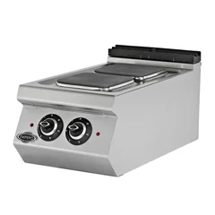 Empero 700 Plus Seri Set Üstü Elektrikli Ocak, 2 Kare Pleytli, 40x73x30 cm