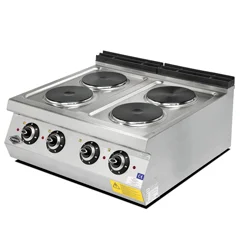 Empero 700 Plus Seri Set Üstü Elektrikli Ocak, 4 Yuvarlak Pleytli, 80x73x30 cm