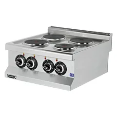 Empero Snack Seri Set Üstü Elektrikli Ocak, 4 Pleytli, 60x63,5x28,5 cm
