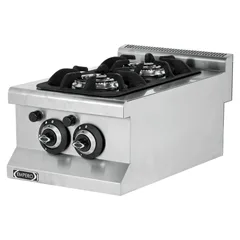 Empero Snack Seri Set Üstü Gazlı Ocak, 2 Brülörlü, 40x63,5x28,5 cm