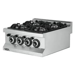 Empero Snack Seri Set Üstü Gazlı Ocak, 4 Brülörlü, 60x63,5x28,5 cm