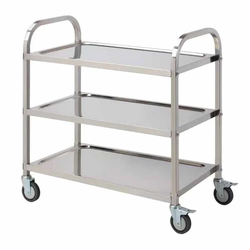 Epinox CAS-02 Servis Arabası, Çelik, 50x94x93 cm