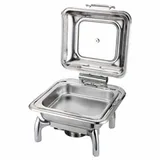 Epinox Chafing Dish Hidrolik Kapaklı, 6 l, 2/3, Cdh 6 - Görsel 1
