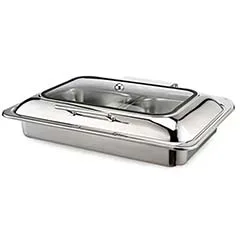 Epinox Dikdörtgen Chafing Dish, Hidrolik Kapaklı, 9 l, Cdh 9g