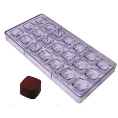 Epinox Kare Çikolata Kalıbı, Polikarbon, 27,5x13,5, Krp 14