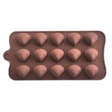 Epinox Midye Çikolata Kalıbı, Silikon, Mıd 13 - Görsel 1