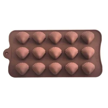 Epinox Midye Çikolata Kalıbı, Silikon, Mıd 13