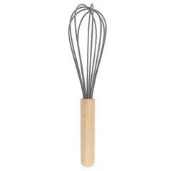 Epinox Silikon Çırpıcı 25 cm Ahşap Sap, Sap 30