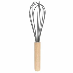 Epinox Silikon Çırpıcı 25 cm Ahşap Sap, Sap 30