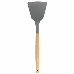 Epinox Silikon Servis Spatulası Ahşap Sap, Asp 12