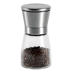 Epinox Tuz Biber Değirmeni, Çelik Kapak, Cam Hazne, 13 Cm, CSM-130