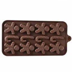 Eppinox SCK-76 Çikolata Kalıbı, Silikon, Kurabiye Adam