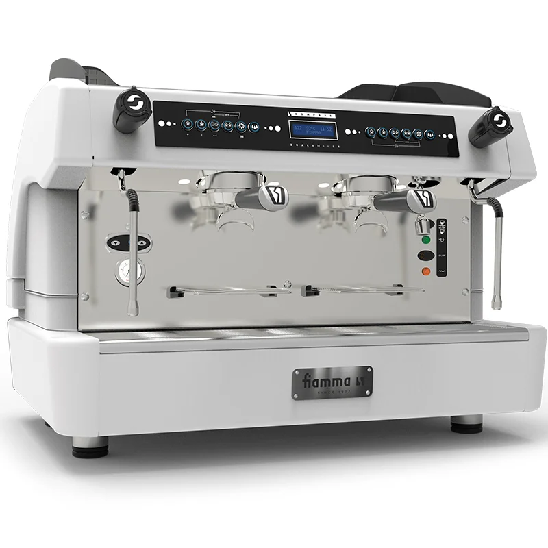 Fiamma Compass 2 Double Boiler Tall Cup Espresso Kahve Makinesi, Beyaz
