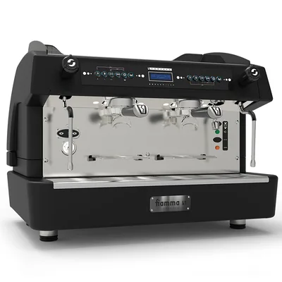 Fiamma Compass 2 Double Boiler Tall Cup Espresso Kahve Makinesi, Siyah