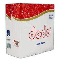 Dodo Garson Kat Peçete, 33x32 cm, 100'lü, 12 Paket