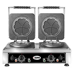 Gmg Amore M KGW 21 M Çiçek Waffle Makinesi, Çiftli, Sabit Plakalı