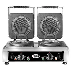 Gmg Amore M KGW 21 M Çiçek Waffle Makinesi, Çiftli, Sabit Plakalı