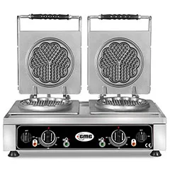 Gmg Amore S KGW 21 S Çiçek Waffle Makinesi, Çiftli, Sabit Plakalı, Teflon Kaplamalı