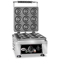 Gmg KGW 09 Donut Waffle Makinesi, Tekli, Sabit Plakalı, Teflon Kaplamalı