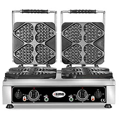 Gmg KGW 24 Tiamo Kalp Waffle Makinesi, Çiftli, Sabit Plakalı