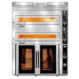 Gmg Optima PB2M-84 Elektrikli Pasta Börek Fırını, 2 Katlı, Mayalama Kabinli, 84x84x18 cm x 2 - Görsel 1