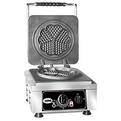 Gmg WE 01 M Çiçek Waffle Makinesi, Tekli, Değiştirilebilir Plakalı, 16,5 cm