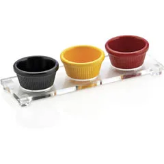 Groovy Açık Büfe 7 cm Standlı Sosluk Takımı, 25x8 cm